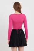 Kadın Allegro Crop  Pembe thumbnail 5