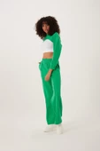 Kadın Oversize Crop  Yeşil thumbnail 3