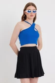 Kadın Askılı Crop Kaşkorse   Saks thumbnail 1