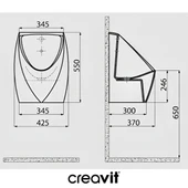 Creavit Ankastre Fotoselli Pisuvar TP645 thumbnail 3