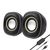 Jwin S-610 2'li USB Hoparlör - Sarı thumbnail 1