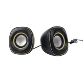 Jwin S-610 2'li USB Hoparlör - Sarı thumbnail 3