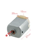 10 Adet DC Motor, Deney Motoru, 3V, 6V Motor Yüksek Devir Dinamo Motor thumbnail 2
