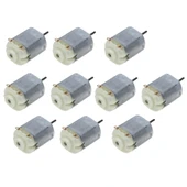 10 Adet DC Motor, Deney Motoru, 3V, 6V Motor Yüksek Devir Dinamo Motor thumbnail 1