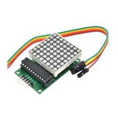 Max7219 8x8 Kırmızı Dot Matrix Modülü Shield Arduino thumbnail 1