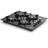 KUMTEL SET ÜSTÜ OCAK ANTRASİT GRİ CAM DOĞALGAZLI thumbnail 2