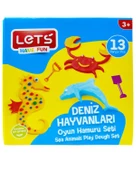 Lets 13 Parça Deniz Hayvanları Oyun Hamuru Seti thumbnail 1