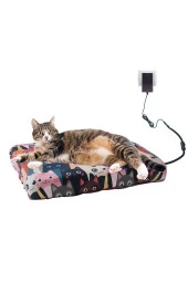 Powertec Kedi Minderi Isıtmalı Model 45x45cm 16v Adaptörlü thumbnail 1