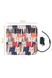 Powertec Kedi Minderi Isıtmalı Model 45x45cm 16v Adaptörlü thumbnail 3