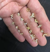 925 Ayar Gümüş Tragus Piercing thumbnail 2