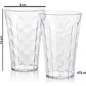 Tupperware Pırlanta Bardaklar 2li 475 Ml thumbnail 1