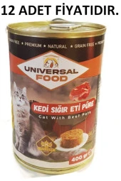Unıversal Food Kedi Sığır Etli Pate thumbnail 2
