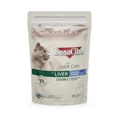 BonaCibo Pouch Ciğerli Kedi Konservesi 85 gr thumbnail 1