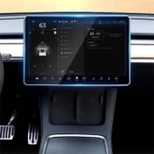 Tesla Model Y Araç Multimedya Temperli Cam Ekran Koruyucu thumbnail 5
