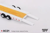 Mini GT Car Hauler Trailer Type C White AC21 thumbnail 3