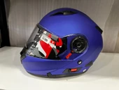 KASK SHIRO SH-508 MAT MAVİ ÇENE AÇILIR thumbnail 1
