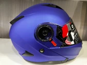 KASK SHIRO SH-508 MAT MAVİ ÇENE AÇILIR thumbnail 4