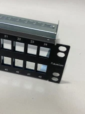 Corning 48 Port Boş Keystone Patch Panel 19inç CAXXSV-04808-C002 thumbnail 5
