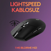 Logitech G305 Lightspeed 910-005283 Siyah Optik Wireless Oyuncu Mouse thumbnail 7