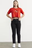 Straight Comfort Fit Jean Pantolon - Antrasit thumbnail 1
