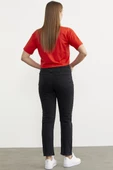 Straight Comfort Fit Jean Pantolon - Antrasit thumbnail 4