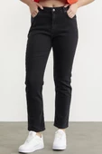 Straight Comfort Fit Jean Pantolon - Antrasit thumbnail 3