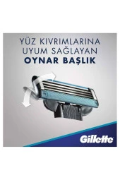 Gillette Mach3 Start 10'Lu Yedek Tıraş Bıçağı thumbnail 7