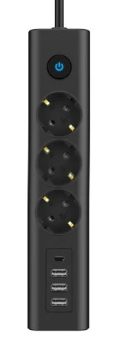 Fulltech 3 Lü Usb Akım Kordonlu Priz Ftr-13 thumbnail 1