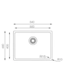 Ukinox MU 500 Paslanmaz Çelik Eviye thumbnail 2