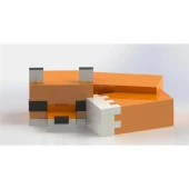 Minecraft Fox Uyuyan Tilki thumbnail 1