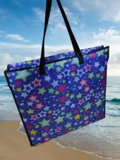 Hobi Store Katlanabilir Çanta Şezlong ( Blue Star ) thumbnail 1
