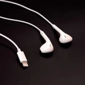 iPhone için Kablolu Bluetooth Kulaklık, Lightning Mikrofonlu thumbnail 3