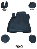 Renault Clio 4 2011-2019 Tek Sol 3D Araca Özel Paspas thumbnail 2