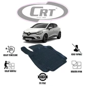 Renault Clio 4 2011-2019 Tek Sol 3D Araca Özel Paspas thumbnail 1