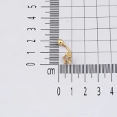 Yıldız Tek Taşlı 14 Ayar Kadın Göbek Piercing thumbnail 6