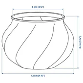 IKEA VILJESTARK Dekoratif Cam Vazo 8 cm thumbnail 4