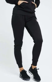 SikSilk Poly Jogger - Black thumbnail 2