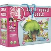 Diytoy Süper Renkli Puzzle - Çiftlik thumbnail 1