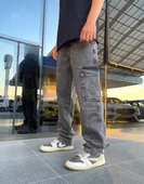 Premium Baggy Kargo Pantolon Antrasit thumbnail 2