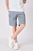 Erkek Pamuk Karışımlı Oversize Bermuda thumbnail 9