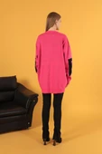 VioShine Kadın Oversize Baskılı Triko Kazak thumbnail 9