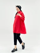 VıoShıne Kadın Oversize Saten Gömlek thumbnail 7