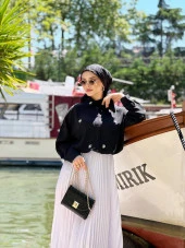 VıoShıne Kadın Taşlı Ayrobin Gömlek Tunik thumbnail 5