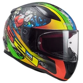 LS2 RAPID FIESTY MAT SİYAH KASK thumbnail 3