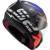 LS2 RAPID CROMO MAT TURUNCU-MAVİ KASK thumbnail 3