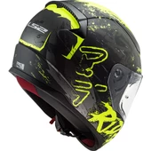 LS2 RAPID NAUGHTY MAT SİYAH-NEON SARI KASK thumbnail 3