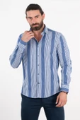 ECER ÇİZGİLİ REGULAR FİT GÖMLEK thumbnail 2