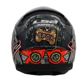 KASK LS2 RAPID 2 SPOX GRİ-KIRMIZI thumbnail 3