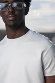 Bisiklet Yaka %100 Pamuklu Basic Oversize (Geniş Model) T-shirt thumbnail 9