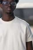Bisiklet Yaka %100 Pamuklu Basic Oversize (Geniş Model) T-shirt thumbnail 5